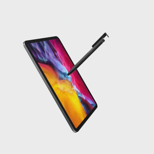 FIXED 3in1 Stylus Pen-Classic med Stativ funktion Svart