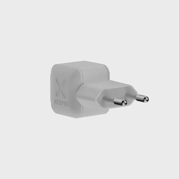 Xtorm 25W GaN3 NextGen Hemladdare USB-C/A GRS Vit