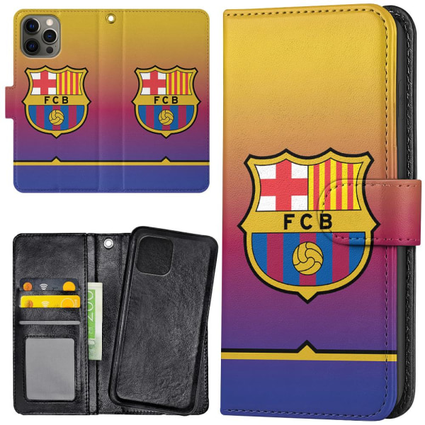 iPhone 13 Pro Max - Lompakkokotelo/Kuoret FC Barcelona Multicolor