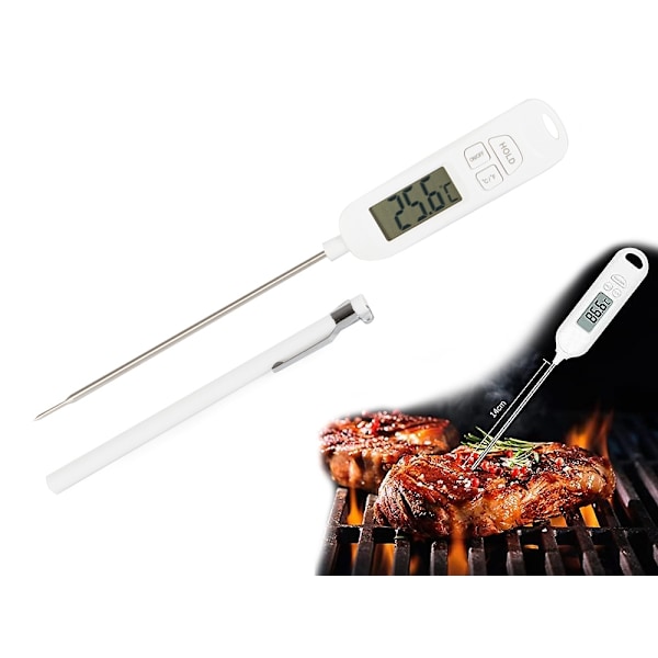 Lcd digital kökstermometer vinköttsond