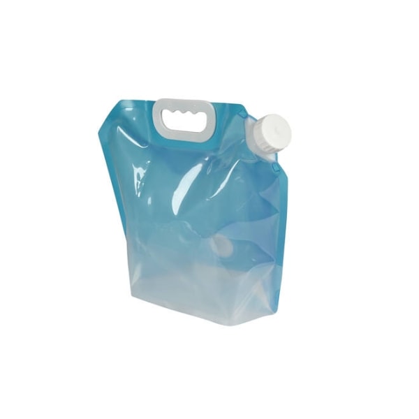 2-pakkaus - 5 litran vesipussi hanalla / vesikannu - vesisäiliö Transparent 2-Pack