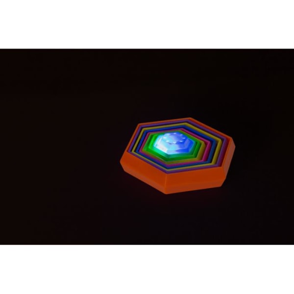 Tornado Illusjonsleke med LED-lys Multicolor