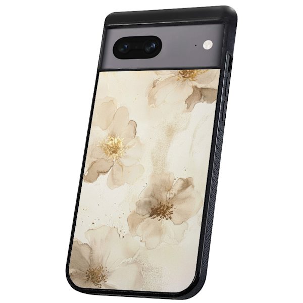Google Pixel 7 - Deksel/Mobildeksel Flowers