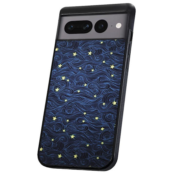 Google Pixel 7 Pro - Skal/Mobilskal Stjärnmönster