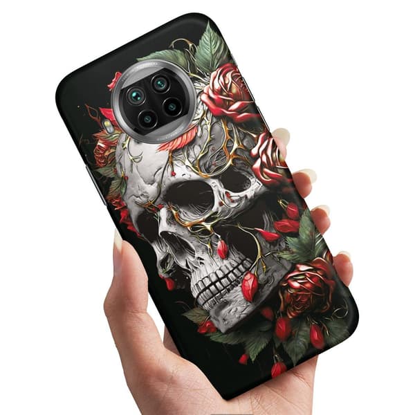Deksel / Mobildeksel til Xiaomi Mi 10T Lite - Skull Roses