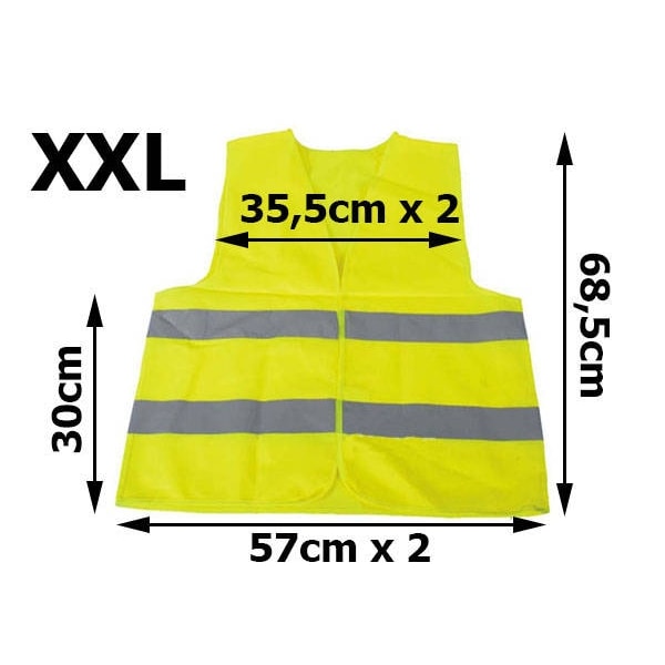 Reflexväst - Väst med Reflex XXL