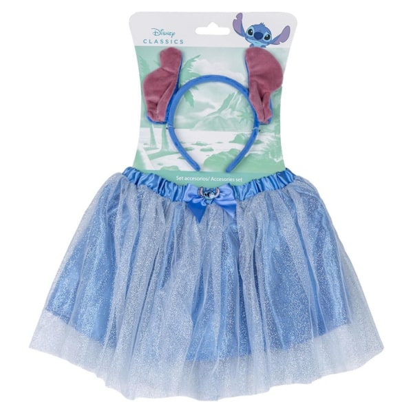 Disney Lilo & Stitch Glittrande barnkjol och hårbandset