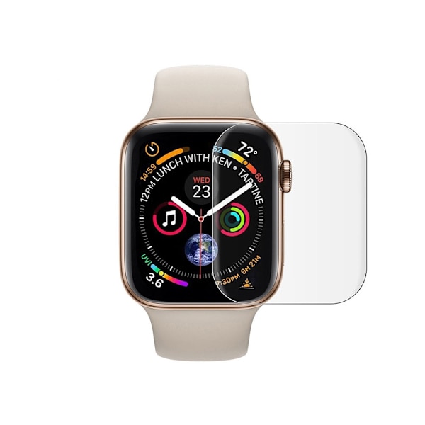 Skærmbeskyttelse - Apple Watch 44mm - Fuld Dækning Beskyttelse Transparent