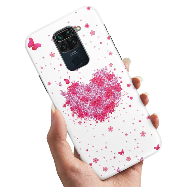 Xiaomi Redmi Note 9 - Cover / Mobilcover Flower Heart