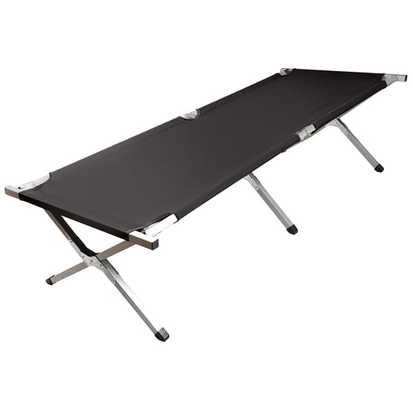 Solsäng / Campingsäng - Hopfällbar Black