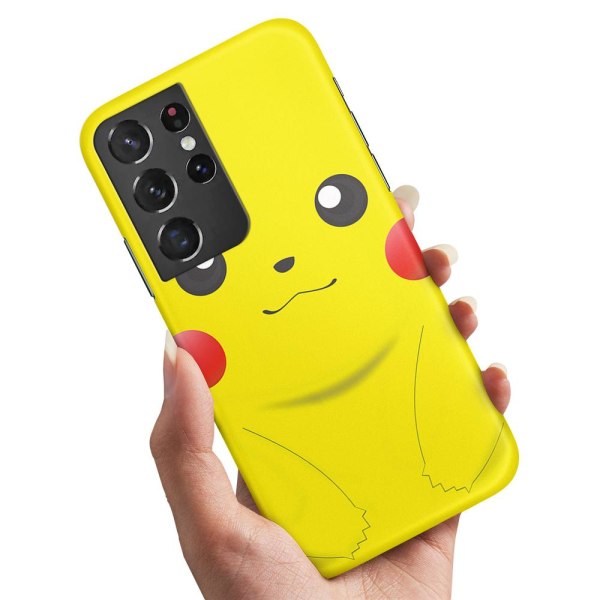 Samsung Galaxy S21 Ultra - Cover / Mobilcover Pikachu / Pokemon
