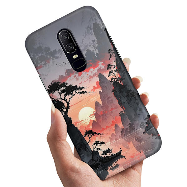 Deksel / Mobildeksel til OnePlus 7 - Sunset