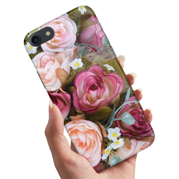 iPhone 7/8/SE - Cover/Mobilcover Blomster