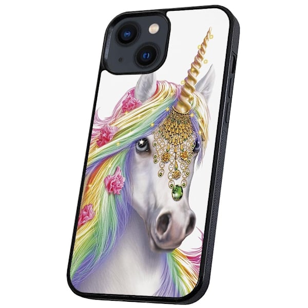 iPhone 13 Mini - Cover/Mobilcover Unicorn/Enhjørning