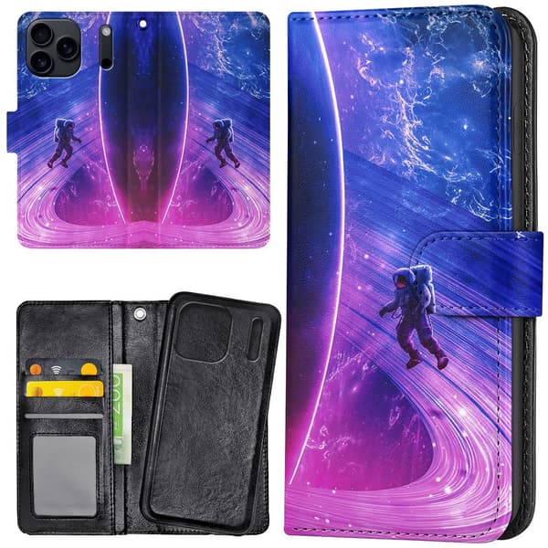 iPhone 17 / 18 Pro Max - Lommebok Deksel Space