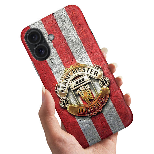 iPhone 16 Plus - Deksel/Mobildeksel Manchester United