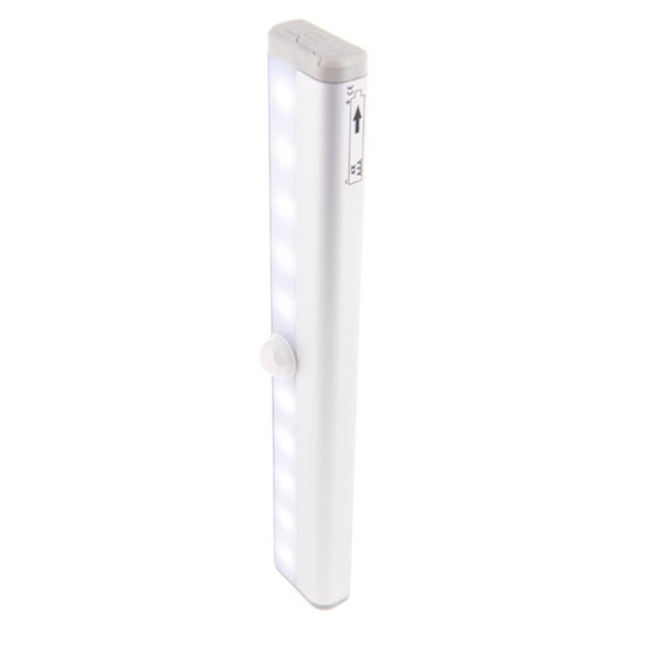 LED-lampa med Rörelsesensor - Självhäftande - 19x3 cm White
