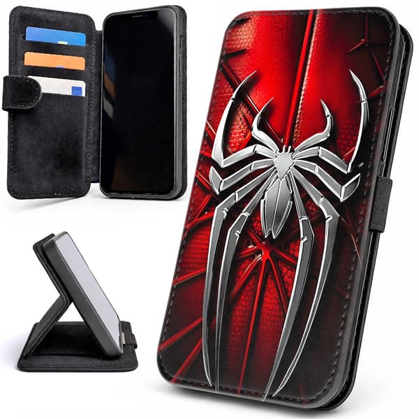 Lommebok Deksel / Mobildeksel til iPhone 17 Pro - Spiderman