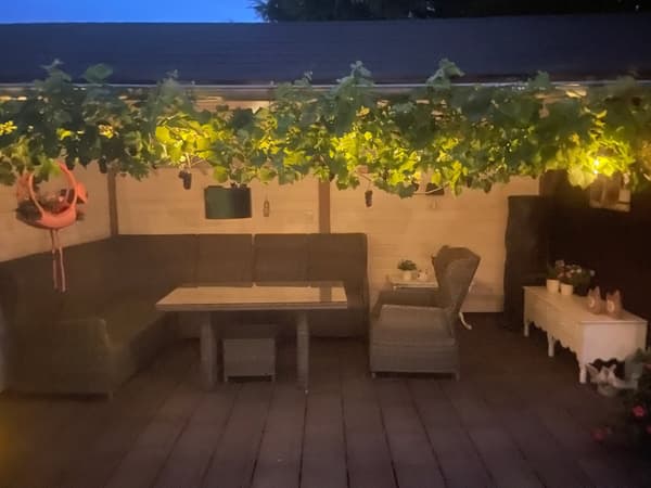 Ljusslinga 10-delars 6 m solcell 1000 mAh IP44