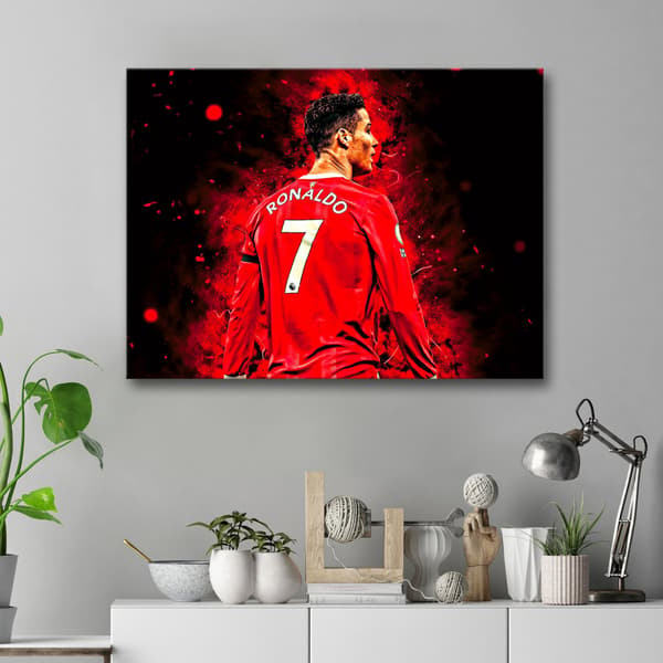 Skylt / Tavla - Ronaldo - 59x42 cm - A2 - Väggdekoration multifärg
