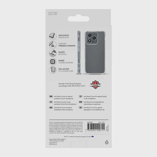X2O Anti-Shock Skal Honor 400 Lite Klar