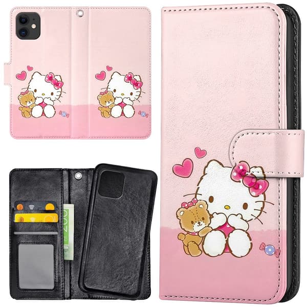 iPhone 12/12 Pro - Lommebok Deksel Kitty