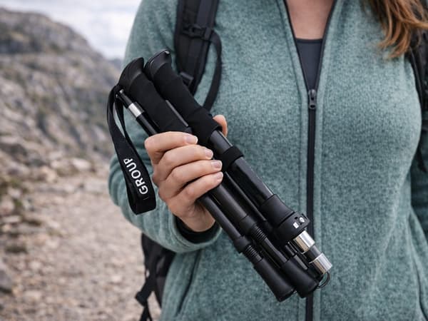 Gåstavar nordic walking set Svart