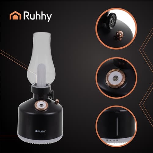 Luftfuktare nattlampa - LED-ljus och aromdiffusor