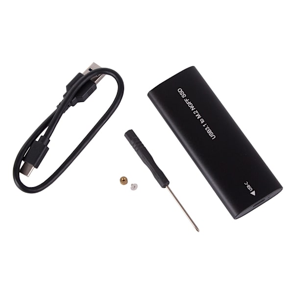 USB 3.1-kabinett för intern M.2 SSD Black