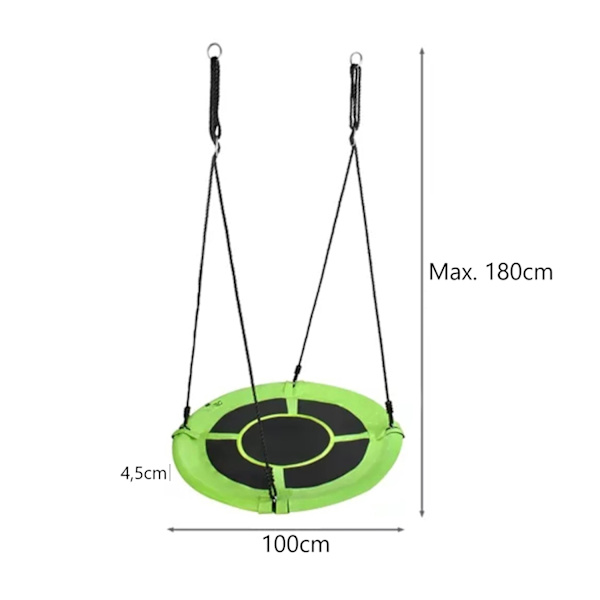 Kompisgunga / Gunga för Barn - 100 cm