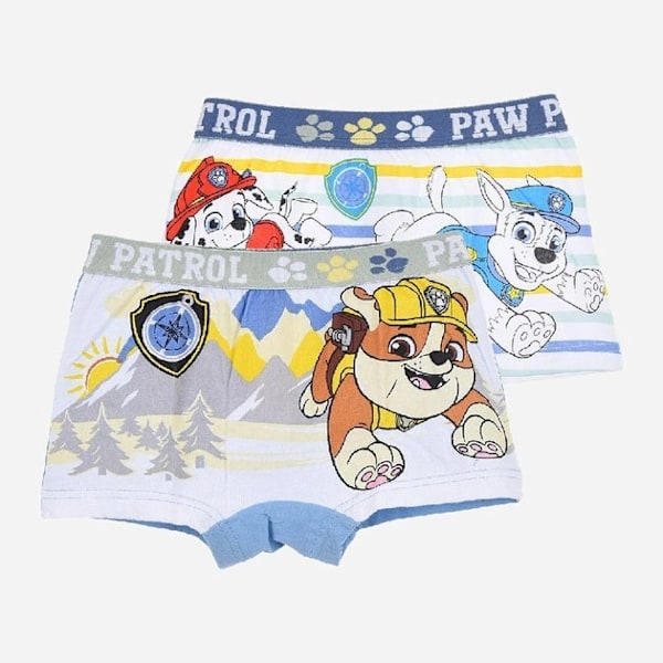 Paw Patrol Kalsonger för Barn - 2-Pack 6-8 år