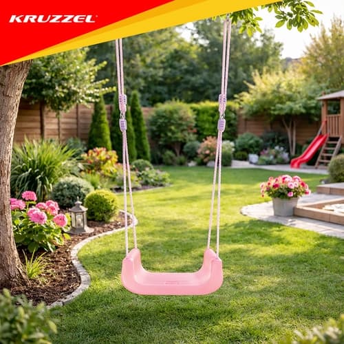Babygunga 3-i-1 / Barngunga - Gunga för barn Light pink