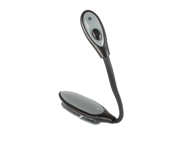 Boklampe - Leselampe / LED-lampe med Klemme - Lampe til Bok