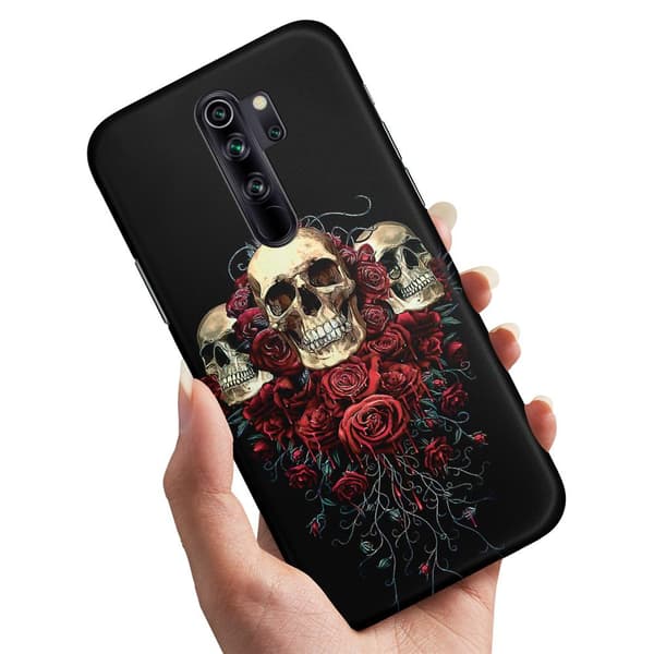 Cover / Mobilcover til Xiaomi Redmi Note 8 Pro - Skulls