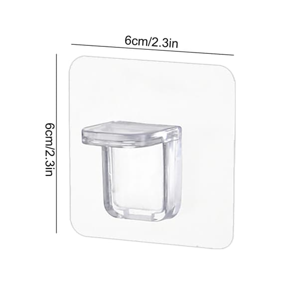 Hyllekonsoll Selvklebende - Hylleholder 24-Pack