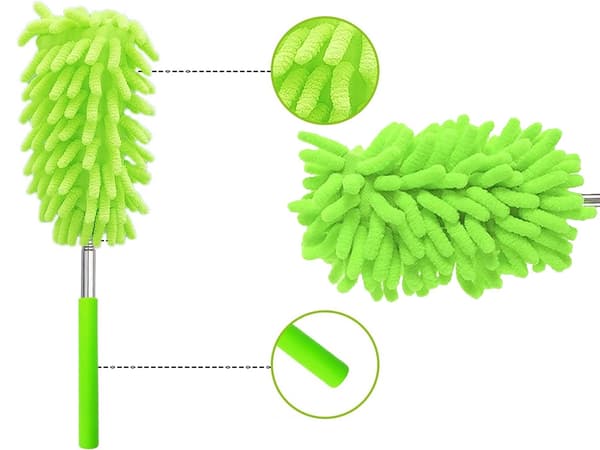Smutskvastborste teleskopisk lång hopfällbar mikrofiber