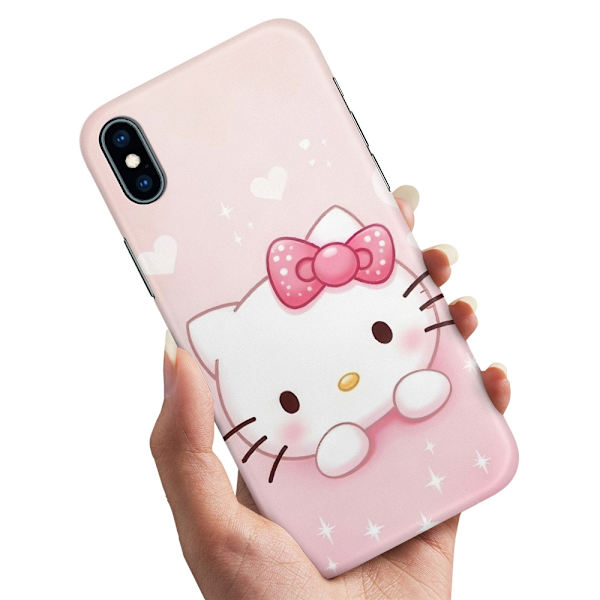 Deksel / Mobildeksel til iPhone XS Max - Kitty