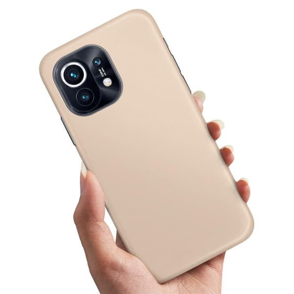 Deksel / Mobildeksel til Xiaomi Mi 11 - Beige Beige