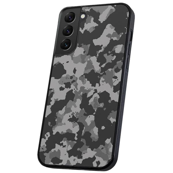 Samsung Galaxy S22 Plus - Cover/Mobilcover Kamouflage Multicolor