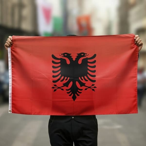 Albanien Flag - 150 x 90 cm