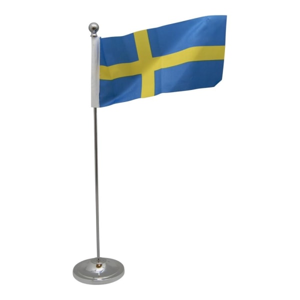 Pöytälippu / Ruotsin lippu - Ruotsi - metallia