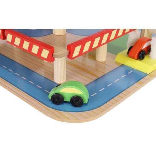Parkeringsgarage Legetøj – Træ