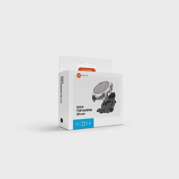 FIXED Styrfäste hållare för Garmin smartklockor 26mm Svart