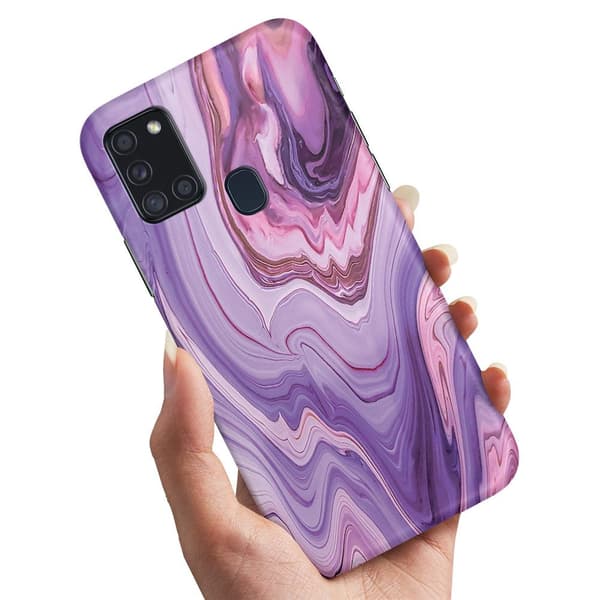 Skal / Mobilskal till Samsung Galaxy A21s - Marmor multifärg