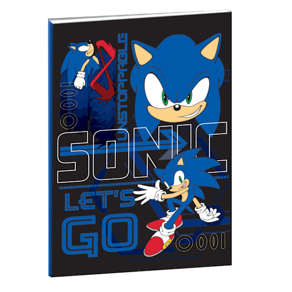 Sonic the Hedgehog B/5 Linjeblock 40 sidor - Gå Snabbt