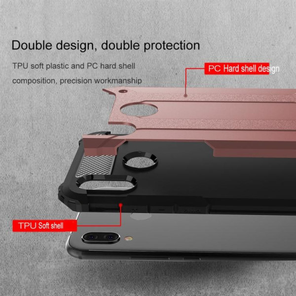 Huawei Y6 (2019) - Deksel/mobildeksel - Tøft Pink