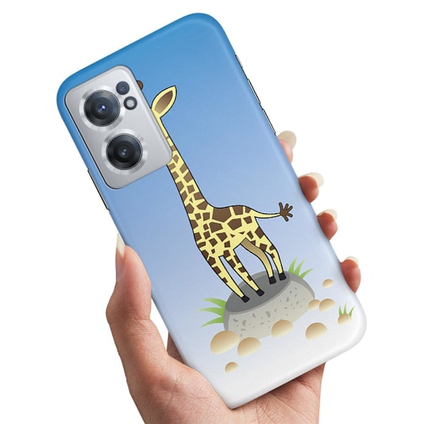 OnePlus Nord CE 2 5G - Skal/Mobilskal Tecknad Giraff