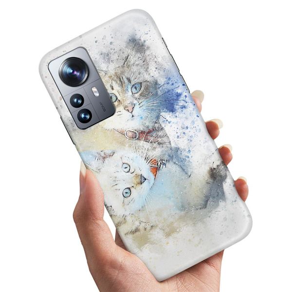 Xiaomi 12 - Deksel/Mobildeksel Katter Multicolor