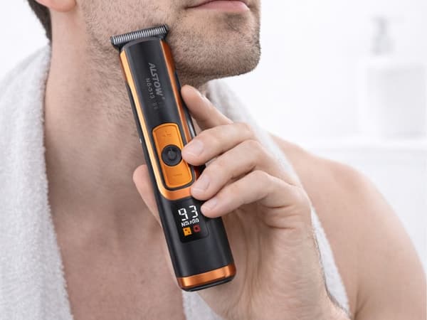 Skäggtrimmer hårklippare USB med tillbehör