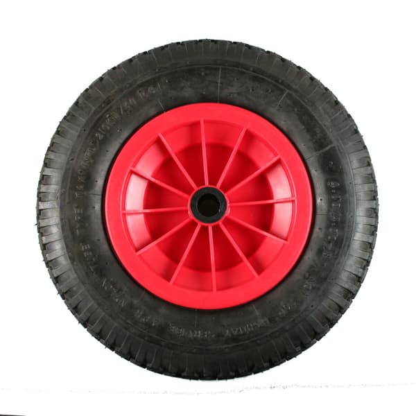 Hjul + däck stort 4.00–8"